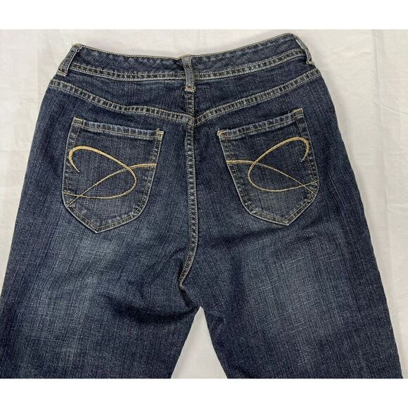 Chico's Women's Platinum Denim Quartz Jeans Blue Size 0 Short Straight Leg - Picture 9 of 16